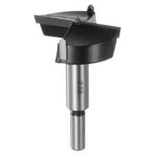 58mm (2-9/32") Tungsten Carbide Wood Hinge Drilling Forstner Drill Bit Black