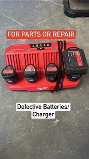 Milwaukee 48 59 1204 Four Bay Sequential Charger w/ Batteries | 6.0 2.0 2024
