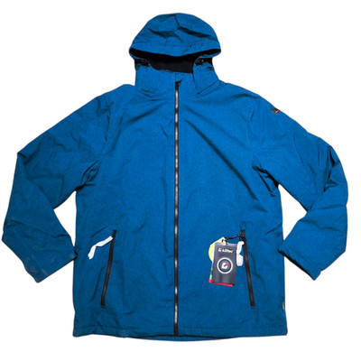 Killtec Herren Outdoorjacke Gr 3XL Dunkelblau Gefüttert Wasserabweisend NEU