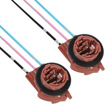 2PCS 3157 Bulb Socket, Turn Signal Socket, Waterproof Turn Signal Brake Light