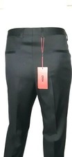 36 Waist Hugo Boss slim FLAT FRONT PANTS w/ Trendy GATHERING HEM 52Eu