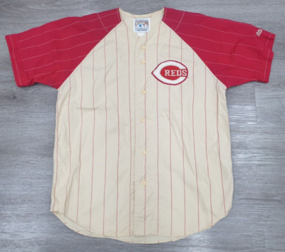 極美品 Mitchell & Ness REDS 5 BENCH Jersey Cincinnati Reds Johnny Bench Jersey 5 – CAP USA NYC