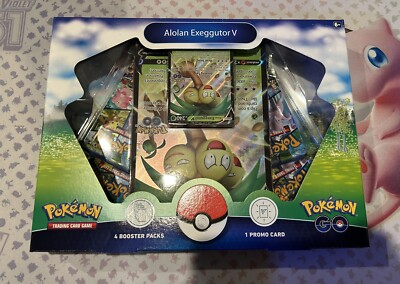 ERROR Pokemon GO TCG Trading Card Game: Alolan Exeggutor V Box