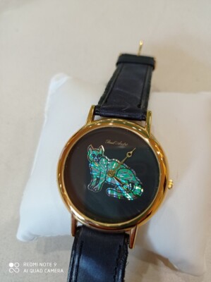 PAUL ANDRE' orologio donna quarzo con gatto diametro 42 mm | eBay