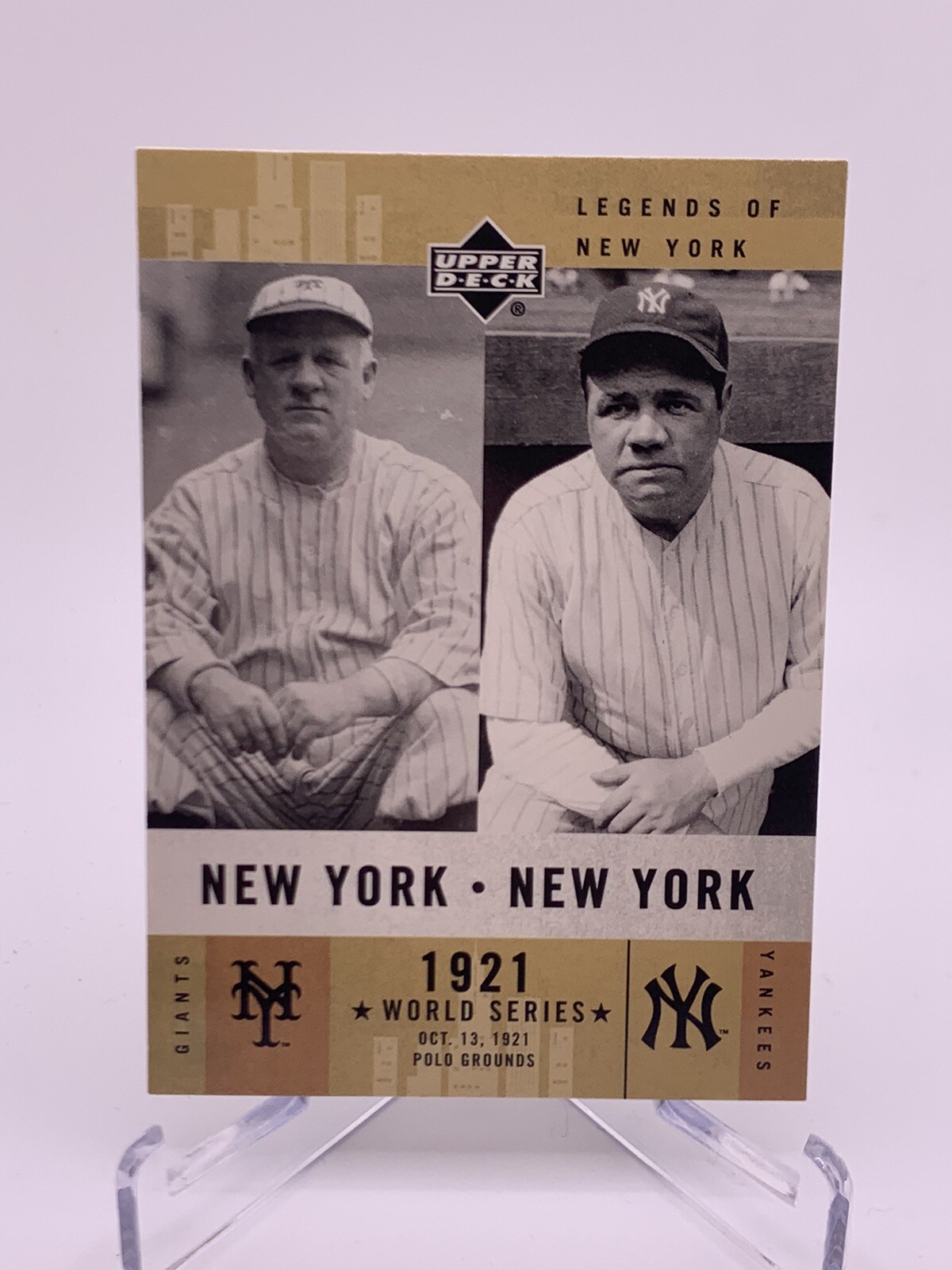 2001 Upper Deck Legends of New York #151 John McGraw/Babe Ruth | eBay