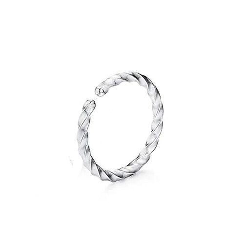 Twist 316L Nose Lip Ear Ring Septum Hoop Cartilage Tragus Helix Piercing Gift UK - Picture 3 of 7