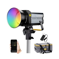 Colbor CL220R 220W RGB LED Video Light,2700K-6500K COB Light with Bowens Moun...
