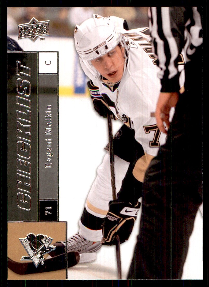 2009-10 Upper Deck Evgeni Malkin Pittsburgh Penguins #449