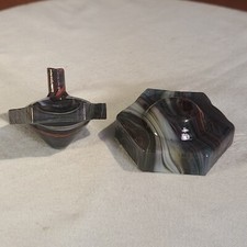 ANDY DAVIS, Glass Art Spinning Hex Top Base, Ultra Run , 262B