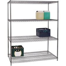 Commercial Stainless Steel Wire Shelving unit 4 tier 1200kg Width 1800mm Depth 6
