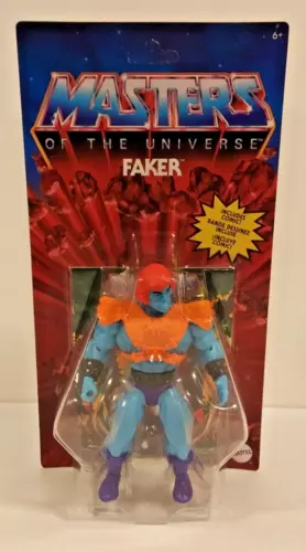 Mattel Masters of the Universe Origins FAKER Figure Multi-Language Packaging New