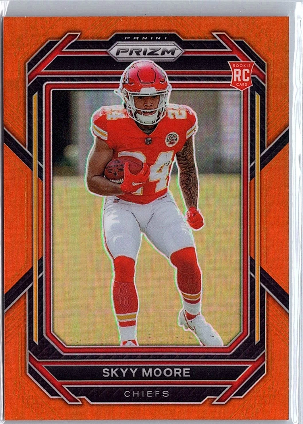2022 Panini Prizm - Rookies Skyy Moore #331 Orange Prizm /249 (RC)