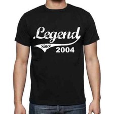 Men's Graphic T-Shirt Legend Since 2004 20th Birthday Anniversary 20 Year Old