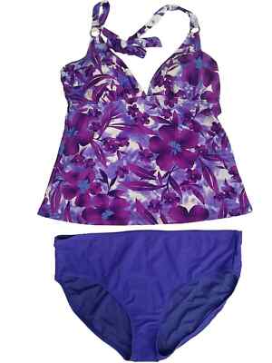 purple swimming suit