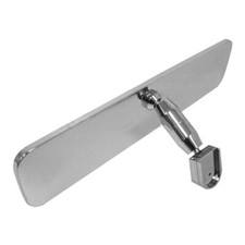 Cobra-tek Fits Universal Chevy D Polished Aluminum Rear View Mirror Smooth Cobra-tek Fits Universal Chevy D Polished Aluminum Rear View Mirror Smooth