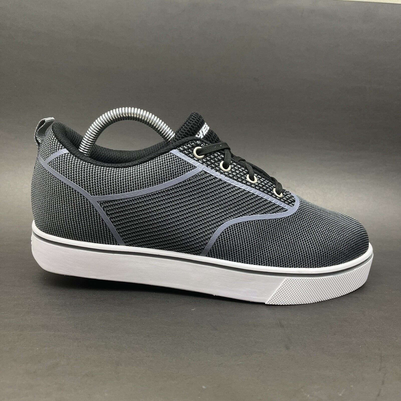 kiespijn Cusco pasta Heelys Launch Knit Men&#039;s Adults Wheel Gray Black White Shoes Sneakers  Size 8 | eBay