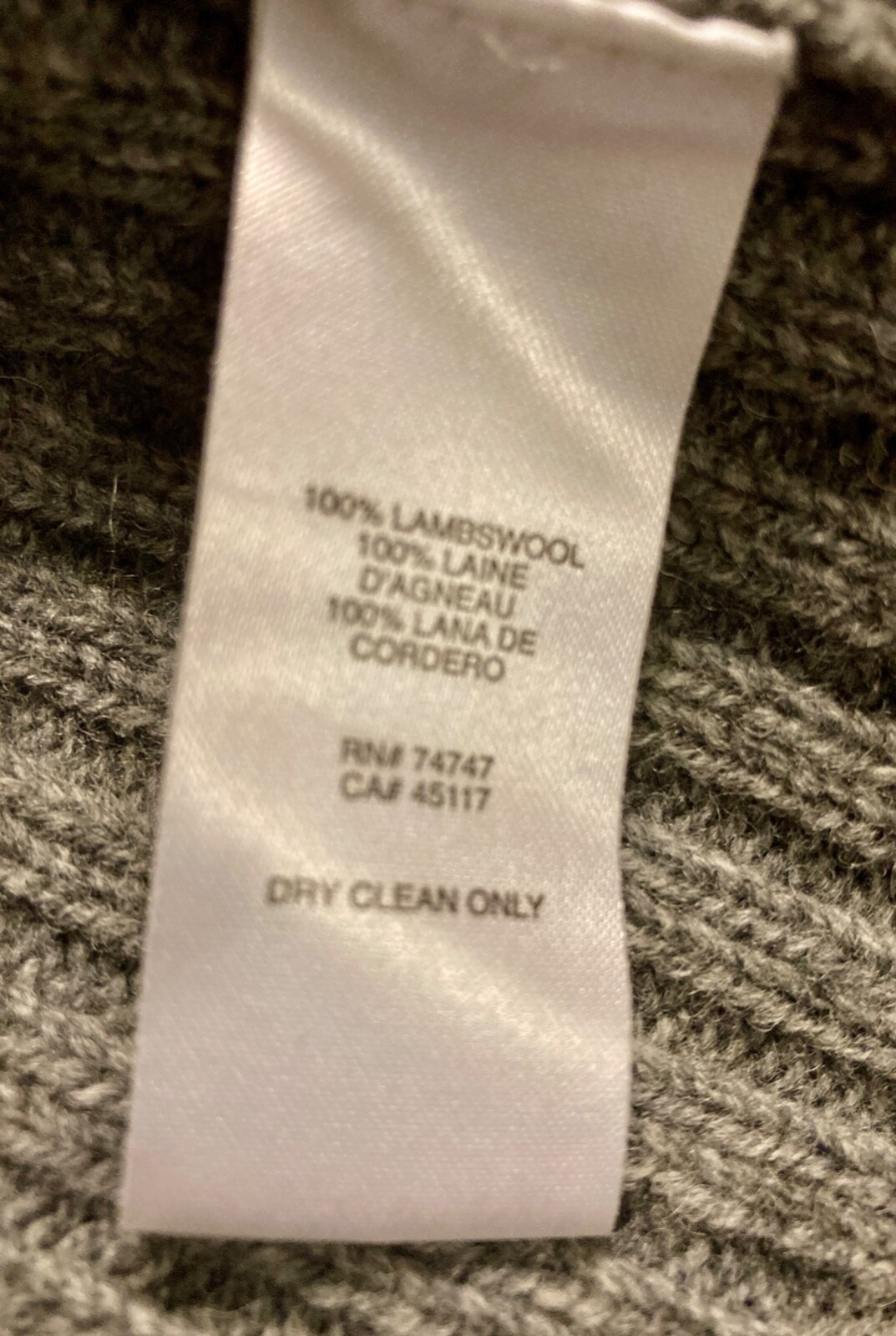 Bob Timberlake Solid Gray Long Double Button Card… - image 5