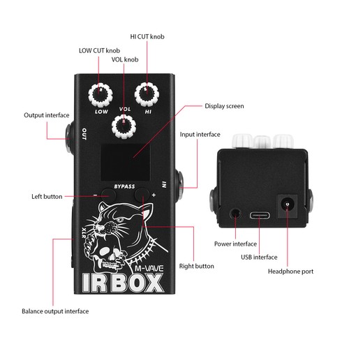 M-VAVE Guitar Box Effect Pedal Speaker Simulation True Bypass 32 Presets C2E7 - Picture 9 of 10