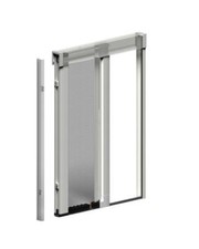 ZANZARIERA LATERALE IN ALLUMINIO SENZA BINARIO PER PORTA FINESTRA- SU MISURA