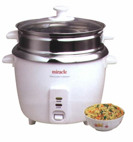 Miracle Exclusives Stainless Steel Rice Cooker Model ME81 - Picture 1 of 1