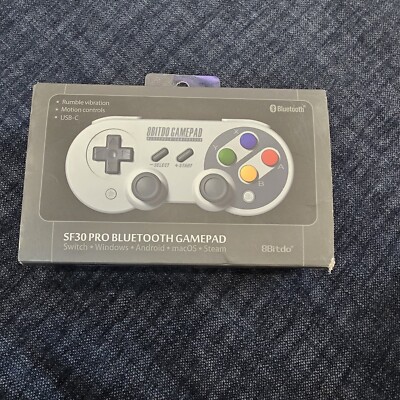 8BITDO SF30 PRO GAMEPAD DISCONTINUED RARE - NEW