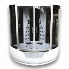 Montecarlo – Hydromassage Corner Shower Tub for 2 persons
