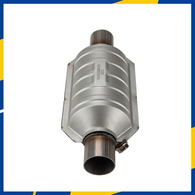 （1）Universal 2'' Ceramic Core Universal Catalytic Converter w / Heat Shield EPA