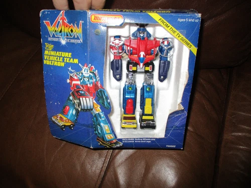 Vintage Matchbox Voltron Miniature Vehicle Team 1985 In Box
