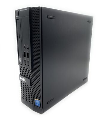 Dell SFF Quad Core i5 3,4 GHz 8GB RAM 256GB SSD DVD PC Computer Windows 11 Pro