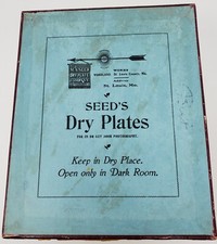 M.A. Seed Kodak Photography 8 x 10 Dry Glass Plates - Free Shipping  
