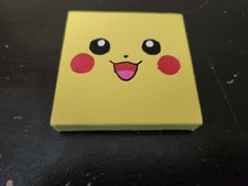 Handpainted Stretched Canvas Magnet Pikachu  FAST SHIPPING  