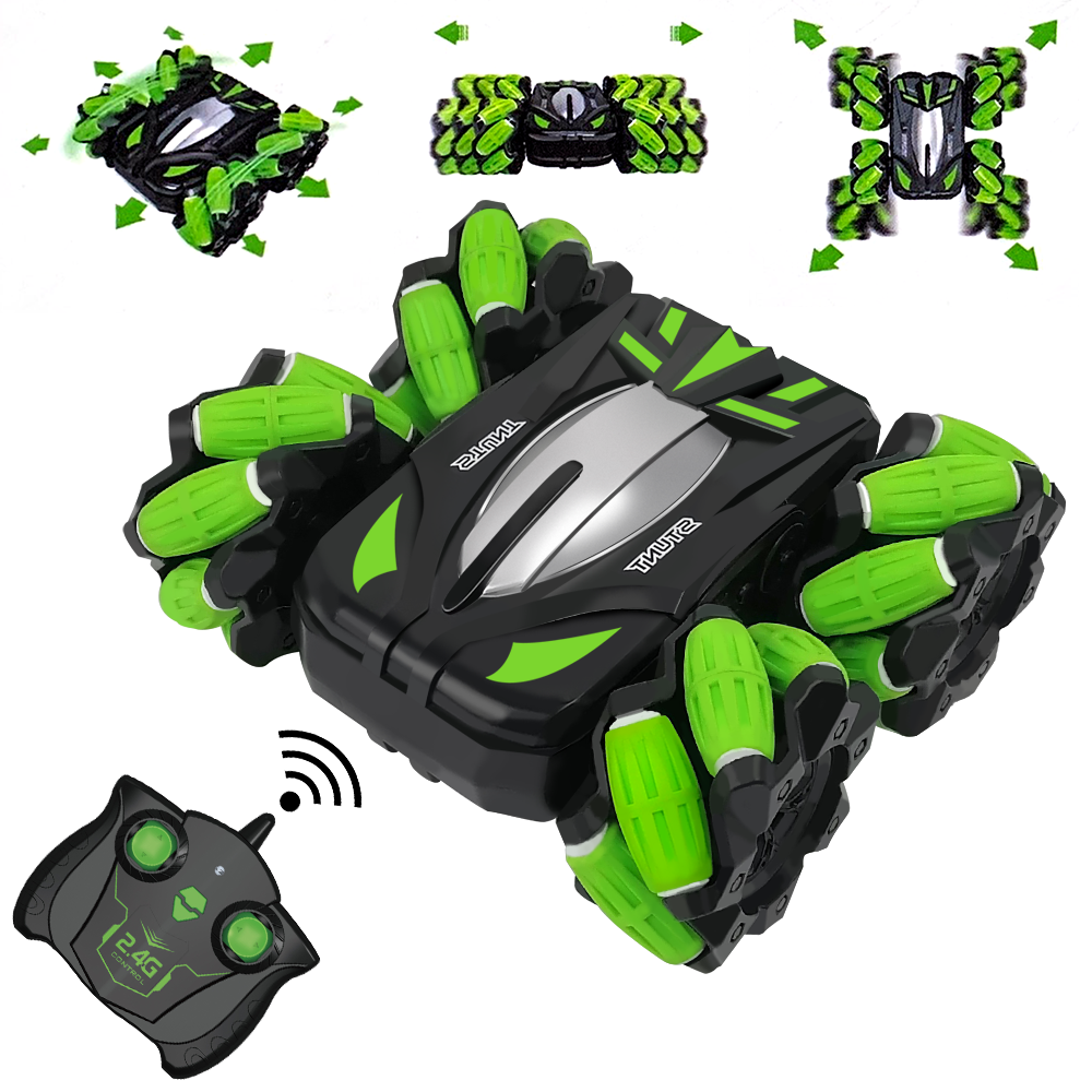 RC Remote Control Car Double Sided Rechargeable Toy Race Hobby Vehicle For Kids