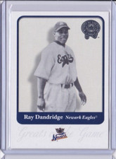 2001 Fleer Greats of the Game #51 RAY DANDRIDGE NEWARK EAGLES HOF ID60