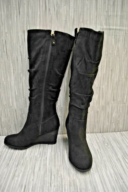 dr scholl's poe wedge boots