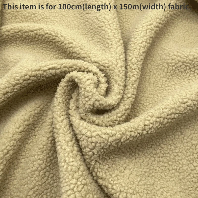 Faux Mouton Polaire Sherpa Tissu pais pour Veste Manteau
