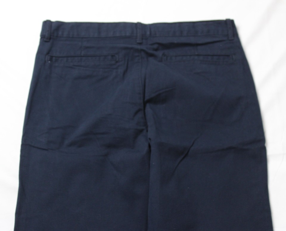 The Children's Place Boys Uniform Stretch Straight Chino Pants AP2 Navy