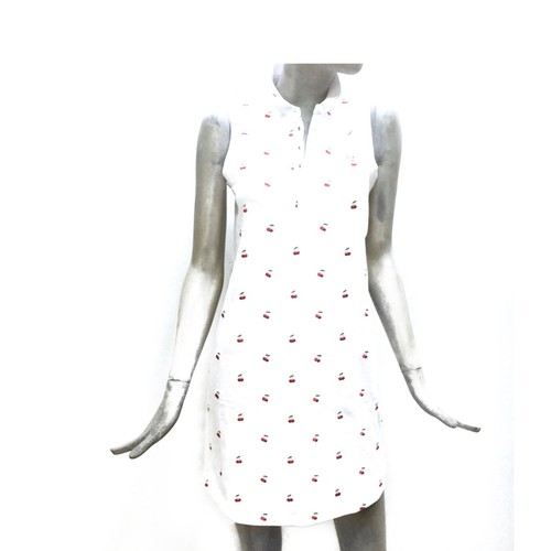 Sun68 Vestito Donna Estivo Abito Bianco Corto in Cotone Senza Maniche Mini  Dress | eBay