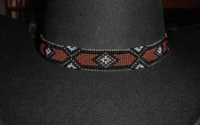 Western Decor Cowboy/Cowgirl Beaded HAT BAND MADE IN THE USA