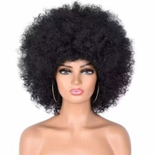 8 Inch Afro Curly Wigs for Black Women Pixie Cut Human Hair Wigs Short Black Wig