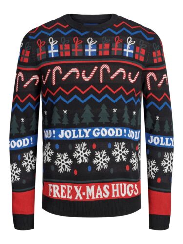 Męski sweter bożonarodzeniowy Jack & Jones Jolly (buty do kranu, S) - Zdjęcie 1 z 2