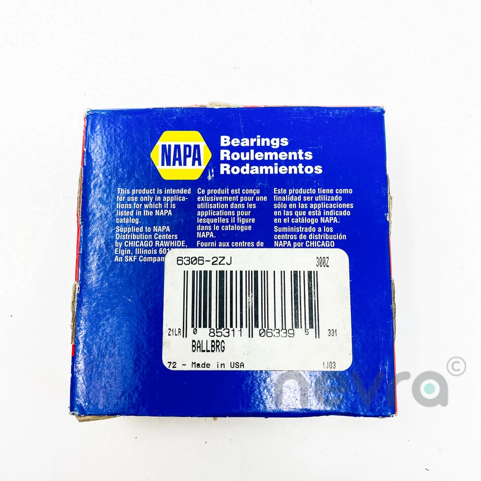 Cojinete de rueda lateral del conductor trasero Napa 6306-2ZJ Volkswagen Beetle 1998-2003 Foto 3 de 4