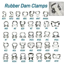 56Size Dental Endodontic Rubber Dam Clamps Stainless Instruments Surgical Clamp