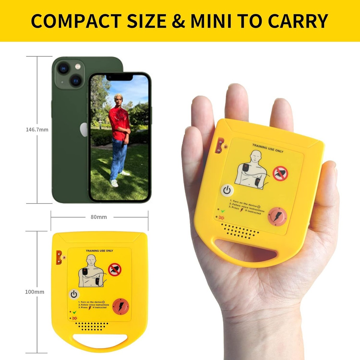Cavo Di Collegamento Per Mini AED Trainer XFT-D0009 - Dispositivo Di Primo Soccorso Per Formazione