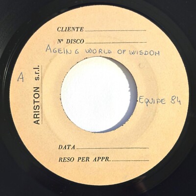 Equipe 84 - Ageing World Of Wisdom 45 TP RARE Moody Slow Burning Psych Rock