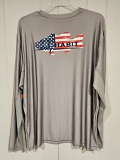 Habit Long Sleeve Performance Tee UPF 40+ UV Protection &Moisture Wicking NWT