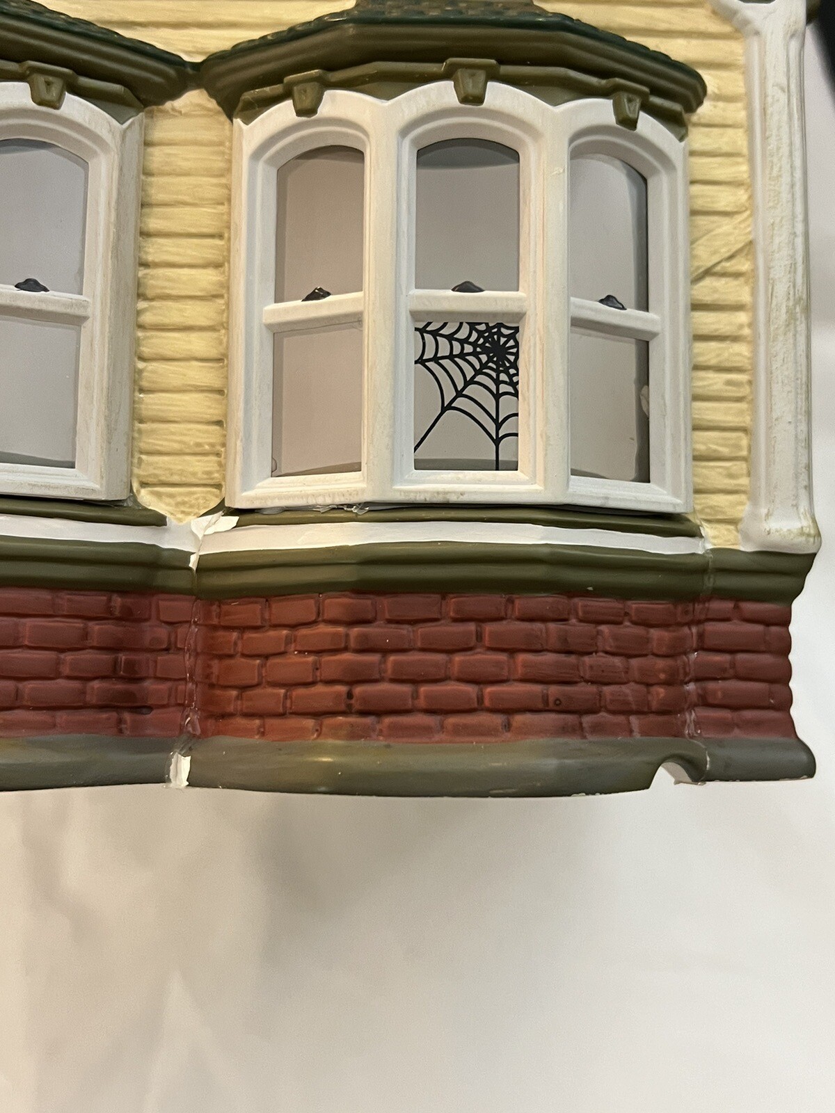 Dept 56 Snow Village Haunted Mansion 5654935 in Box Some Flaws eBay