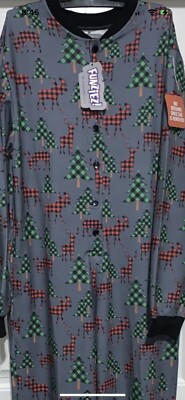 Funziez Onepiece Jumper   ''Don't Moose With Me''  Flapjacks Grey Gray NEW