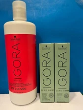 Schwarzkopf Igora Zero AMM No Ammonia Permanent Hair Color (Choose) Authentic