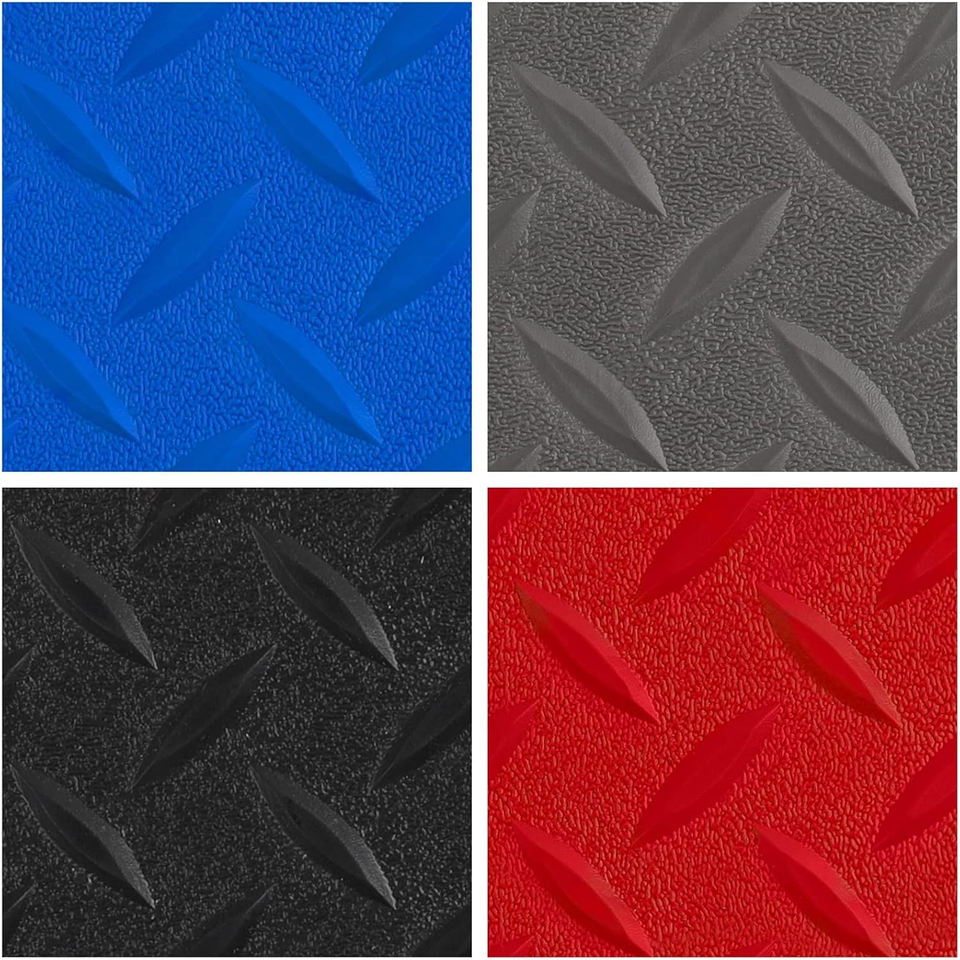 5Ft X 17Ft Garage Floor Mat 2.5Mm Thickened Rubber Flooring Roll 85Sqft