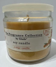 2008 Glade Fragrance Collection Soy Candle 4.9oz Orange Vanilla By Johnson714206